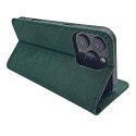 Etui Smart Suede do iPhone 17 Pro Max 6,9" / iPhone 18 Pro Max 6,9 zielone
