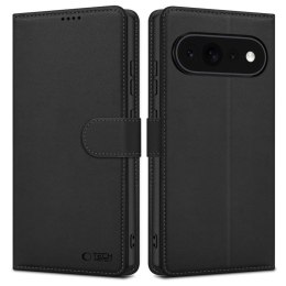 Etui Tech-Protect Wallet na Google Pixel 11 / 11 Pro - czarne matowe