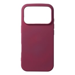 Etui na iPhone 18 Pro / 17 Pro Silicone burgundowy