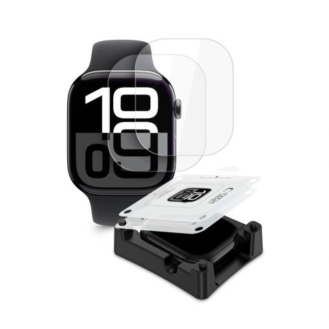 Folia hydrożelowa Tech-Protect Supreme Set 2-pack na Apple Watch 10 46 mm - przezroczysta