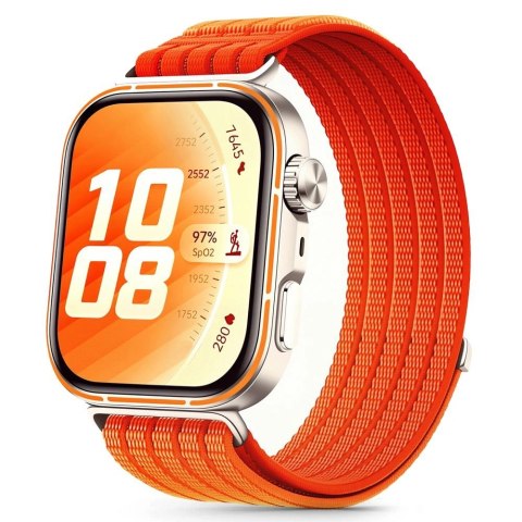 Pasek Tech-Protect Nylon an Huawei Watch Fit 3 / 4 / 4 Pro / 5 / 5 Pro - pomarańczowy