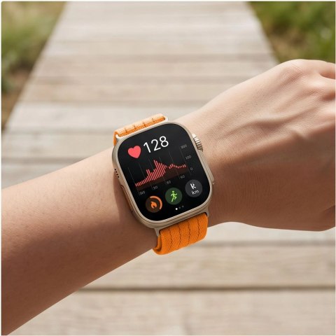 Pasek Tech-Protect Nylon an Huawei Watch Fit 3 / 4 / 4 Pro / 5 / 5 Pro - pomarańczowy