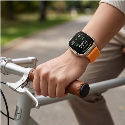Pasek Tech-Protect Nylon an Huawei Watch Fit 3 / 4 / 4 Pro / 5 / 5 Pro - pomarańczowy