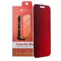 Szkło hybrydowe 5D do iPhone 17 PRO Bestsuit Flexible Colorfull Privacy 180 magenta