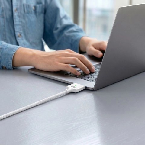 Kabel Tech-Protect MMC01 Ultraboost USB-C / USB-C MagSafe 3 140W 200 cm do MacBook - biały