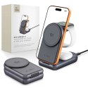 Ładowarka indukcyjna Tech-Protect A53 3in1 MagSafe 25W QI2.2 - ciemnoszara