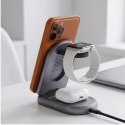 Ładowarka indukcyjna Tech-Protect A53 3in1 MagSafe 25W QI2.2 - ciemnoszara