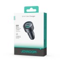Ładowarka samochodowa Joyroom JR-CCN19 65W 2x USB-C + USB-A - ciemnoszara