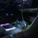 Ładowarka samochodowa Joyroom JR-CCN19 65W 2x USB-C + USB-A - ciemnoszara