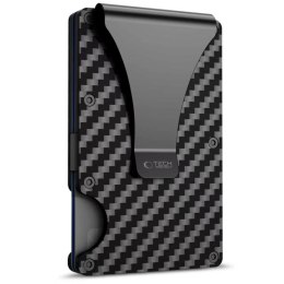 Portfel Tech-Protect Thorn RFID karbonowy - czarny