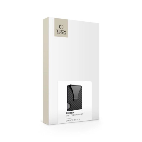 Portfel Tech-Protect Thorn RFID karbonowy - czarny