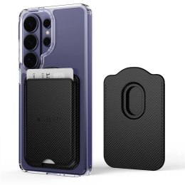 Portfel megnetyczny Tech-Protect CH02 MagWallet MagSafe na telefon - karbonowy