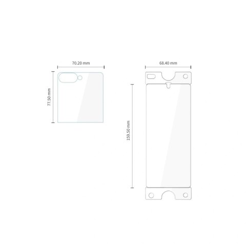 Zestaw ochronny szkło hartowane Tech-Protect Glass Fit+ 2-Pack + folia hydrożelowa Tech-Protect Hydro Flex+ 2-Pack na Samsung Ga