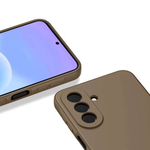 Etui Tech-Protect Icon na Samsung Galaxy A27 5G - brązowe