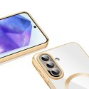 Etui Tech-Protect MagFlex MagSafe na Samsung Galaxy A27 5G - przezroczysto-złote