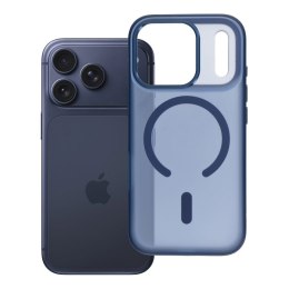 Etui na iPhone 18 Pro / 17 Pro Flexline Mag Cover zgodne z MagSafe granatowe