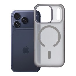 Etui na iPhone 18 Pro / 17 Pro Flexline Mag Cover zgodne z MagSafe szare