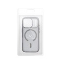 Etui na iPhone 18 Pro / 17 Pro Flexline Mag Cover zgodne z MagSafe szare