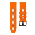 Pasek Tech-Protect IconBand Pro na Garmin Fenix 3 / 5X / 3HR / 5X Plus / 6X / 6X Pro / 7X - pomarańczowo-czarny