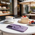 Etui Tech-Protect MagFlex MagSafe na Samsung Galaxy A37 5G - przezroczysto-fioletowe