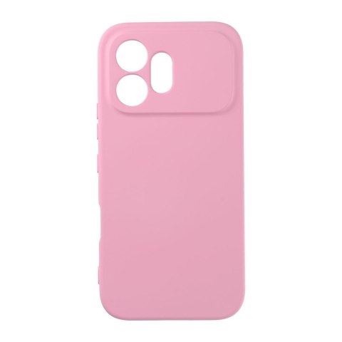 Etui na Honor 600 Silicone pudrowy róż