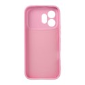Etui na Honor 600 Silicone pudrowy róż