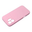 Etui na Honor 600 Silicone pudrowy róż