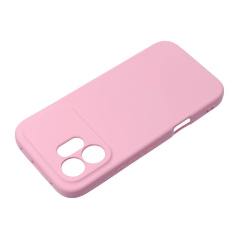 Etui na Honor 600 Silicone pudrowy róż