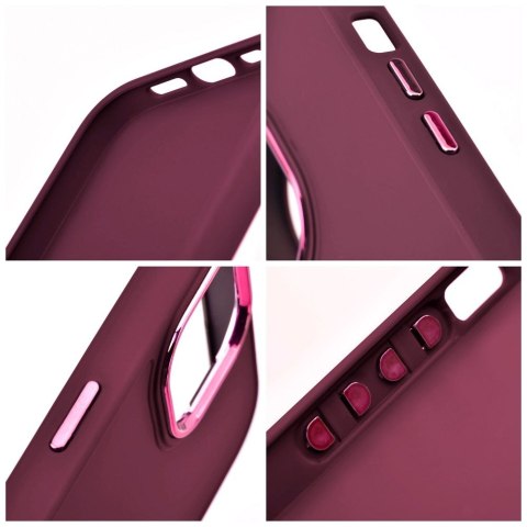 Etui na iPhone 18 Pro / 17 Pro Frame burgundowy