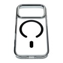 Etui na iPhone 18 Pro Max / 17 Pro Max Frame Clear Hybrid Mag Cover zgodny z MagSafe czarne