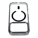 Etui na iPhone 18 Pro Max / 17 Pro Max Frame Clear Hybrid Mag Cover zgodny z MagSafe czarne