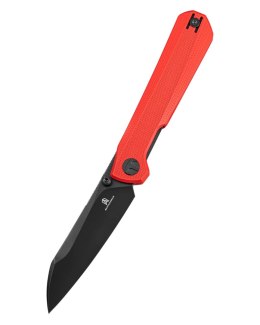 Nóż składany Bestechman Curvee Red G10, Black PVD AEB-L by Ostap Hel (BMK20E)
