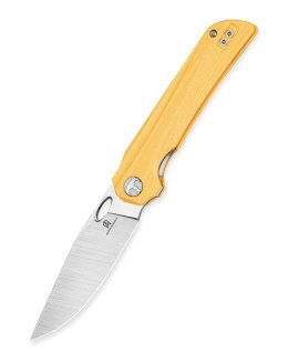Nóż składany Bestechman Smuga Yellow G10, Satin AEB-L by Kombou (BMK22B)