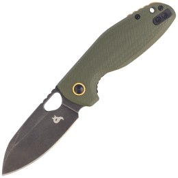 Nóż składany BlackFox Puffy OD Green G10, Black Stonewashed 10Cr15CoMov (BF-786 G10OD)