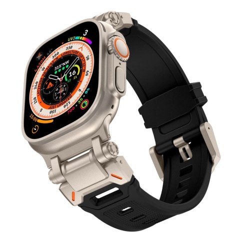Pasek Tech-Protect Delta Pro na Apple Watch 42 / 44 / 45 / 49 mm - czarno-tytanowy