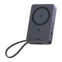 Powerbank UGREEN PB773 10000mAh 30W magnetyczny (szary)