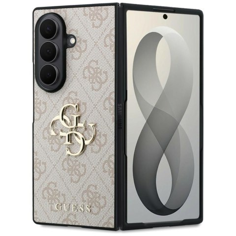 Guess nakładka HC 4G PU BIG Logo do Samsung Galaxy Z Fold 8 Ultra różowa