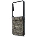 Guess nakładka HC Magnetic 4G PU CLASSIC do Samsung Galaxy Z Flip 8 brązowa