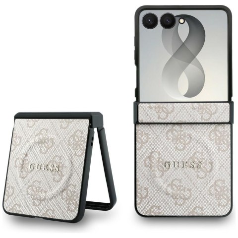 Guess nakładka HC Magnetic 4G PU CLASSIC do Samsung Galaxy Z Flip 8 różowa