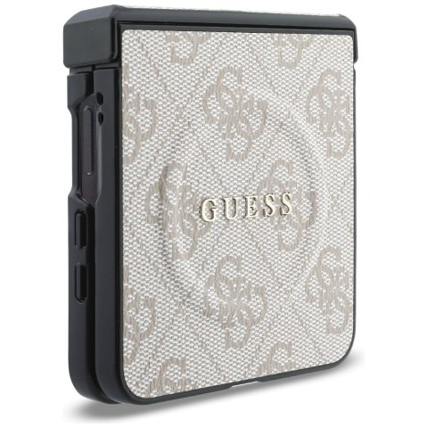Guess nakładka HC Magnetic 4G PU CLASSIC do Samsung Galaxy Z Flip 8 różowa