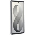 Guess nakładka HC Magnetic Ring Stand Grained PU Classic Logo do Samsung Galaxy Z Fold 8 Ultra beżowa