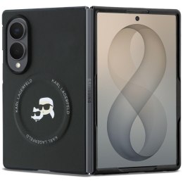 Karl Lagerfeld nakładka HC Magnetic PU K&C Pins do Samsung Galaxy Z Fold 8 czarna