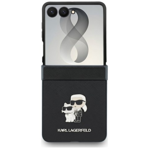 Karl Lagerfeld nakładka HC Saffiano KC PIN do Samsung Galaxy Z Flip 8 czarna
