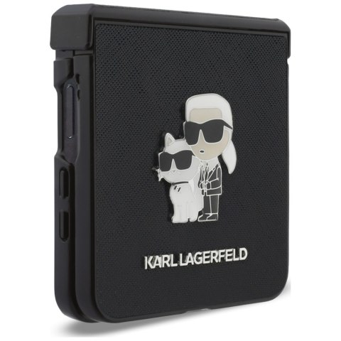 Karl Lagerfeld nakładka HC Saffiano KC PIN do Samsung Galaxy Z Flip 8 czarna