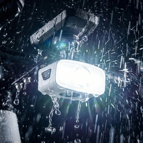 Lampka rowerowa Rockbros QC1200 przednia 1200 lm USB-C - biała