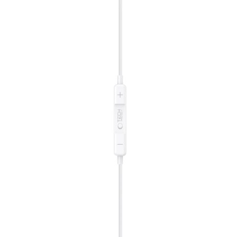 Słuchawki przewodowe Tech-Protect Ultraboost Core G3 USB-C - białe