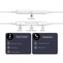 Słuchawki przewodowe Tech-Protect Ultraboost Core G3 USB-C - białe