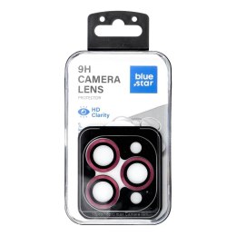 Szkło hartowane na aparat do iPhone 18 PRO / 18 PRO MAX Blue Star Easy Install burgundowe