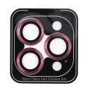 Szkło hartowane na aparat do iPhone 18 PRO / 18 PRO MAX Blue Star Easy Install burgundowe