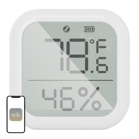 Czujnik temperatury i wilgotności MOES ZSS-KB-TH-LF-C ZigBee LCD